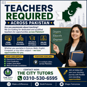 Teachers Required